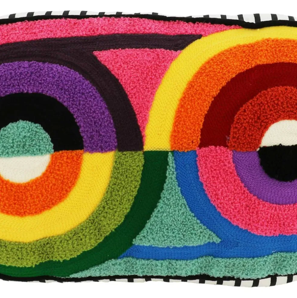 Jonathan Adler x Michaels 10" x 16" Rainbow Embroidered Pillow