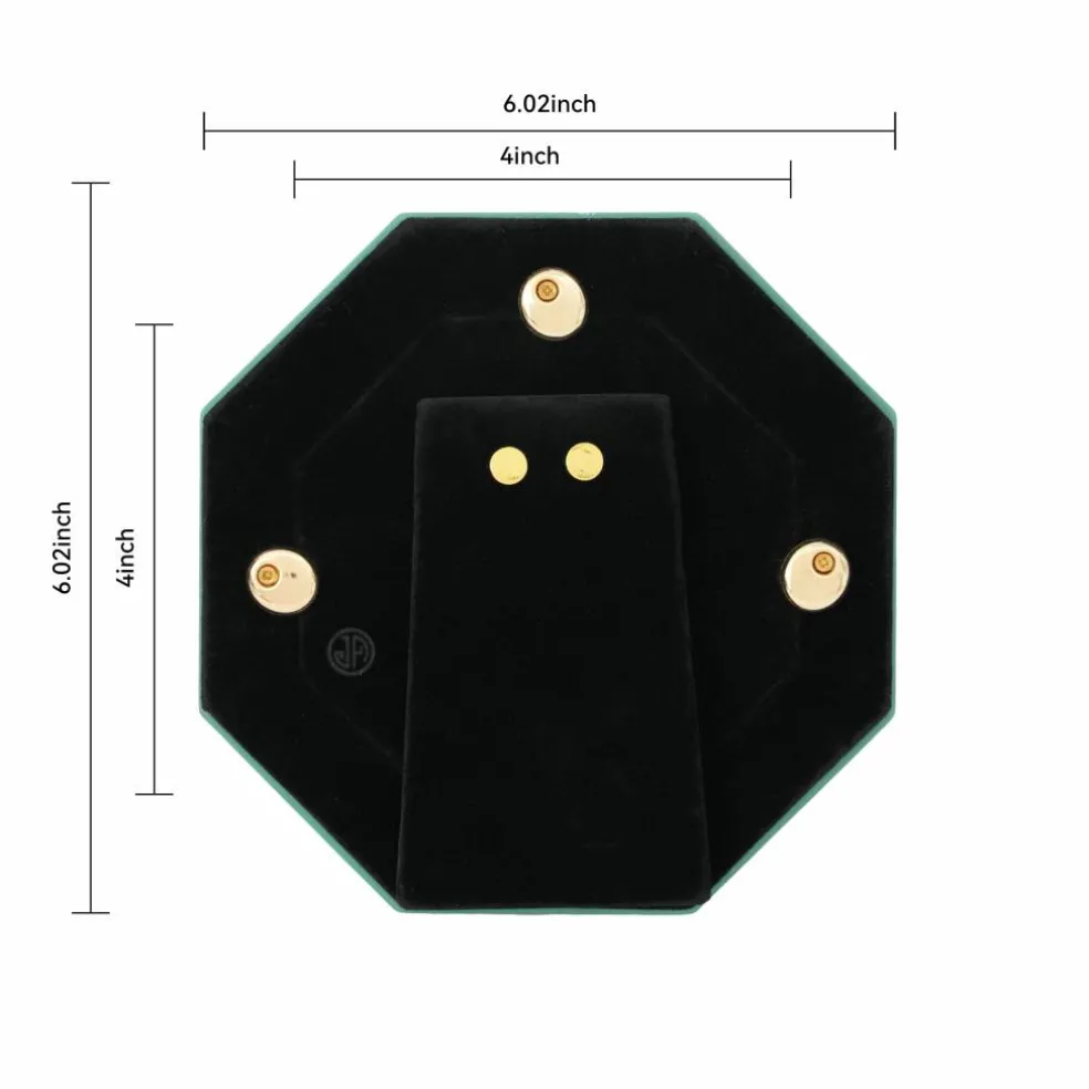 Jonathan Adler x Michaels 4" x 4" Teal & White Greek Key Hexagonal Tabletop Frame