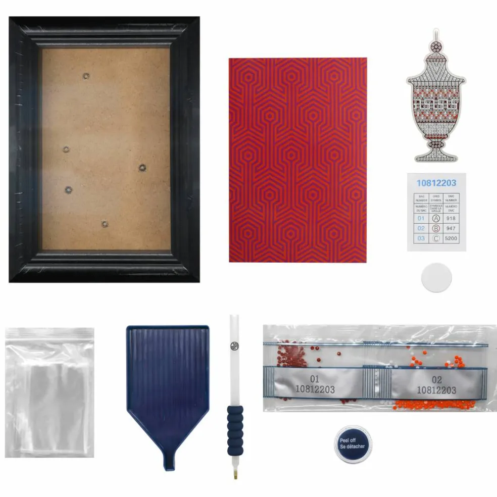 Jonathan Adler x Michaels 4" x 6" Urn Diamond Art Frame Kit