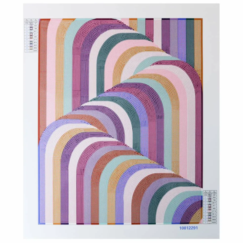 Jonathan Adler x Michaels 16" x 20" Vertigo Diamond Art Kit