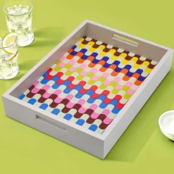 Jonathan Adler x Michaels 10" x 14" Wavy Lines Diamond Art Tray Kit