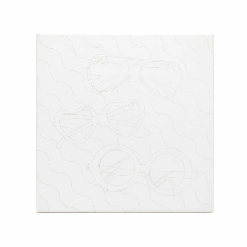 Jonathan Adler x Michaels 11" x 11" Water Pattern Sunglasses Canvas Painting Kit