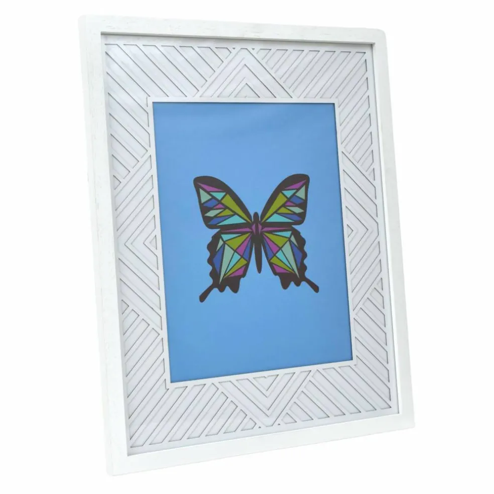 Jonathan Adler x Michaels 11" x 14" White Diamond Matted Wood Wall Frame