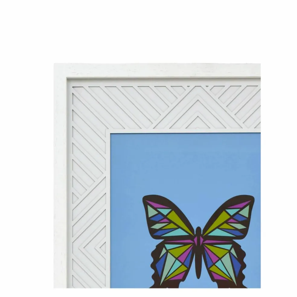 Jonathan Adler x Michaels 11" x 14" White Diamond Matted Wood Wall Frame