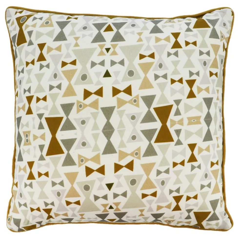 Jonathan Adler x Michaels 18" Yellow & Brown Embroidered Pillow