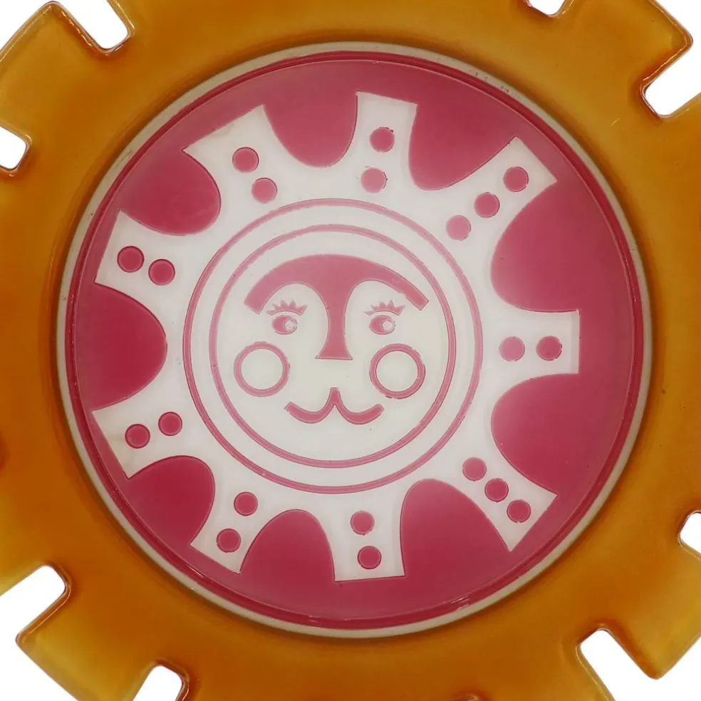 Jonathan Adler x Michaels 11.75" Yellow & Pink Sun Glass Plate