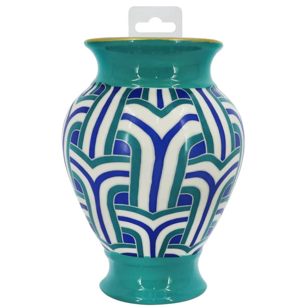 Jonathan Adler x Micheals 7" Light Blue Ceramic Urn Vase