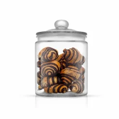 JoyJolt® 67oz. Airtight Glass Cookie Jar Set