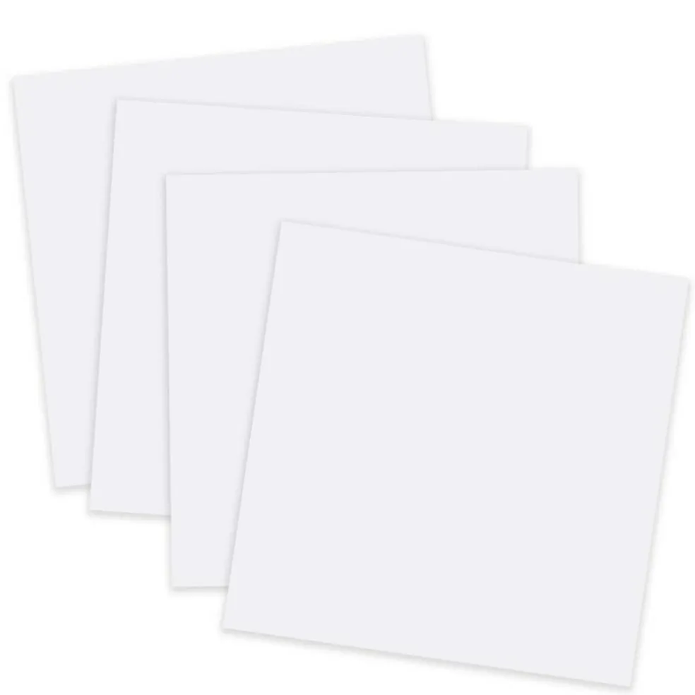 JPPlus Craft Plastic Plastic Craft Sheets for Laser Cutter, & Engraver Use- 4 Pack