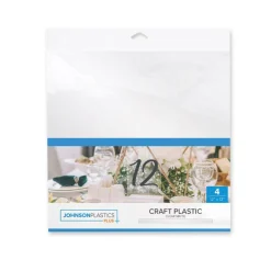 JPPlus Craft Plastic Plastic Craft Sheets for Laser Cutter, & Engraver Use- 4 Pack