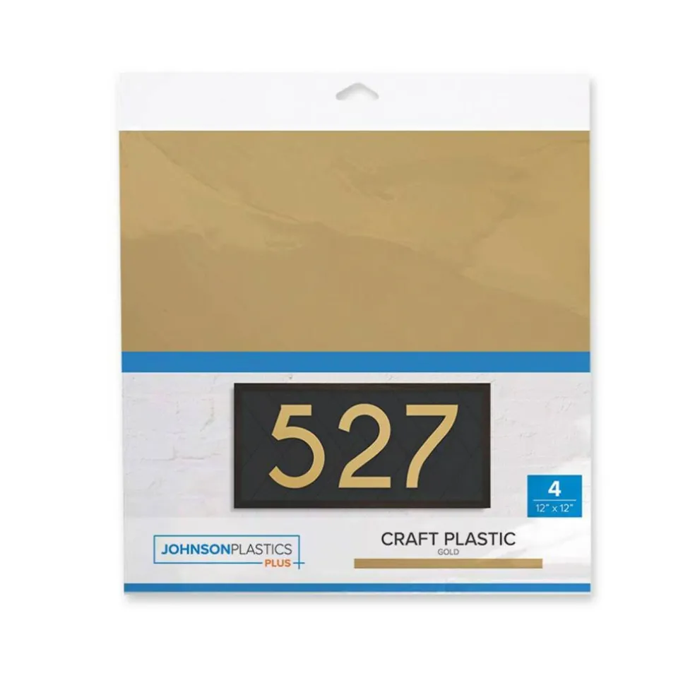 JPPlus Craft Plastic Plastic Craft Sheets for Laser Cutter, & Engraver Use- 4 Pack