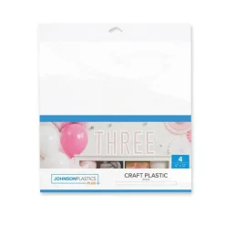 JPPlus Craft Plastic Plastic Craft Sheets for Laser Cutter, & Engraver Use- 4 Pack