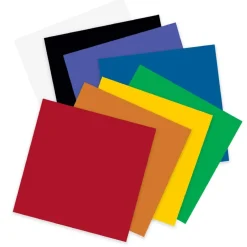 JPPlus Craft Plastic Plastic Craft Sheets for Cricut, Laser Cutter, & Engraver Use- Rainbow, 8 Pack