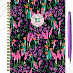July 2026 - June 2027 Buds & Blooms Medium Weekly Monthly Planner