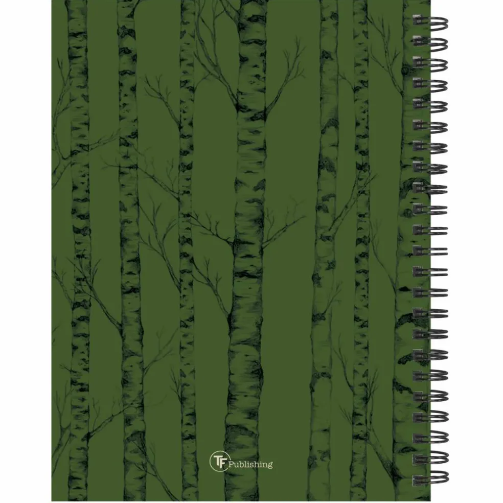 July 2026 - June 2027 Green Forest Medium Weekly Monthly Planner