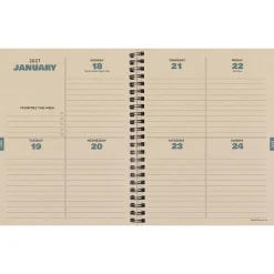 July 2026 - June 2027 Green Forest Medium Weekly Monthly Planner