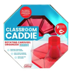 Junior Learning® Classroom Caddie Red Octagonal Storage System