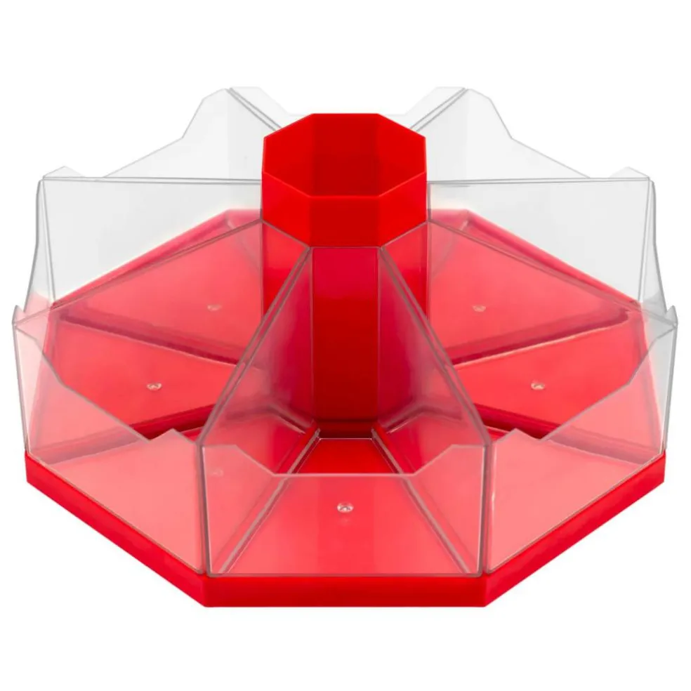 Junior Learning® Classroom Caddie Red Octagonal Storage System