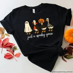 Just a Spooky Goose T-Shirt, Funny Halloween Costumes Tee