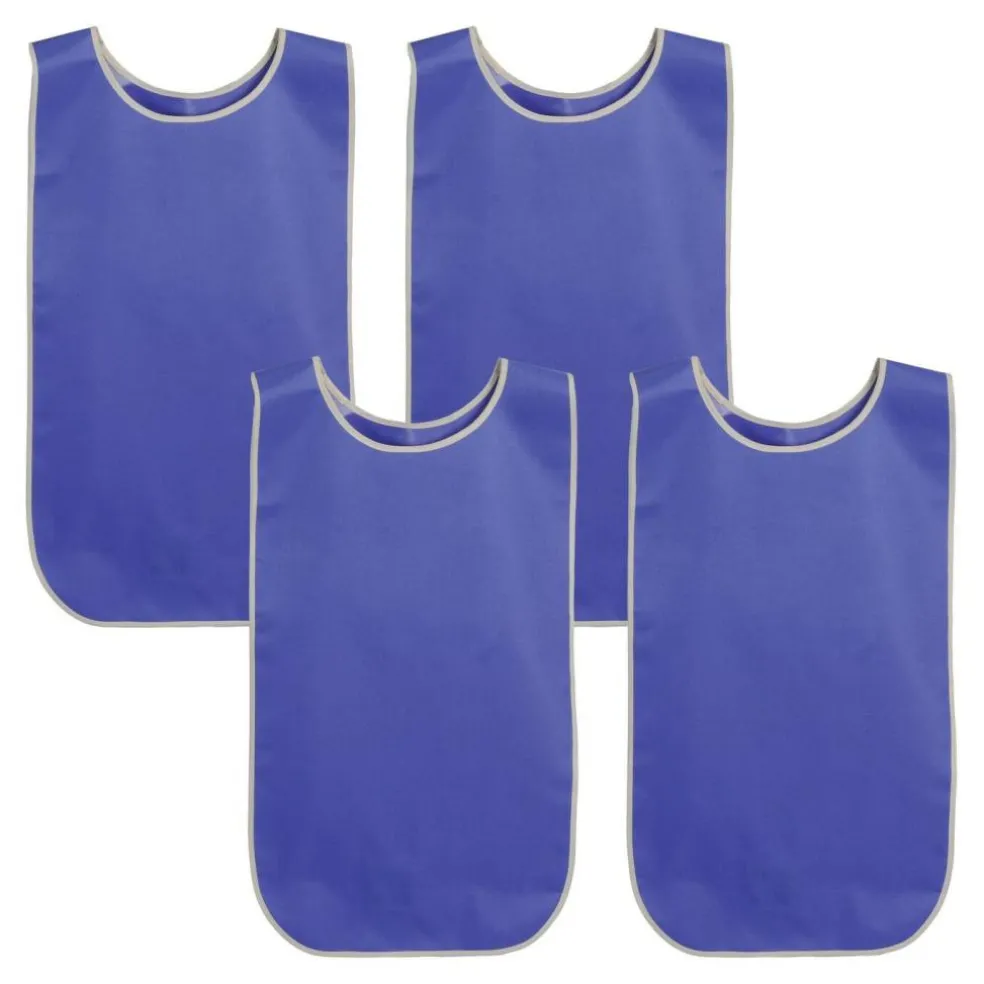 Kaplan Early Learning Company Preschool Sleeveless Art Aprons - Set of 4