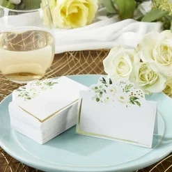Kate Aspen® Botanical Garden Tent Place Card, 100ct.