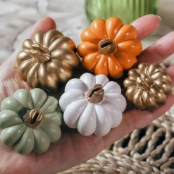 Kate Aspen Orange Pumpkin Place Card Holders, 6ct.