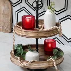 Kate Aspen® Ribbed Glass Votive Candle Holder Set