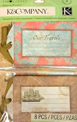 K & Company Tim Coffey Travel Luggage Journal Pockets