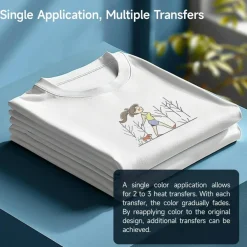 Kearing® Iron On Transfer Markers | 3.5mm Heat Transfer Pens for Fabric Craft, Personalized tShirt, Embroidery Drafting & Custom DIY Design