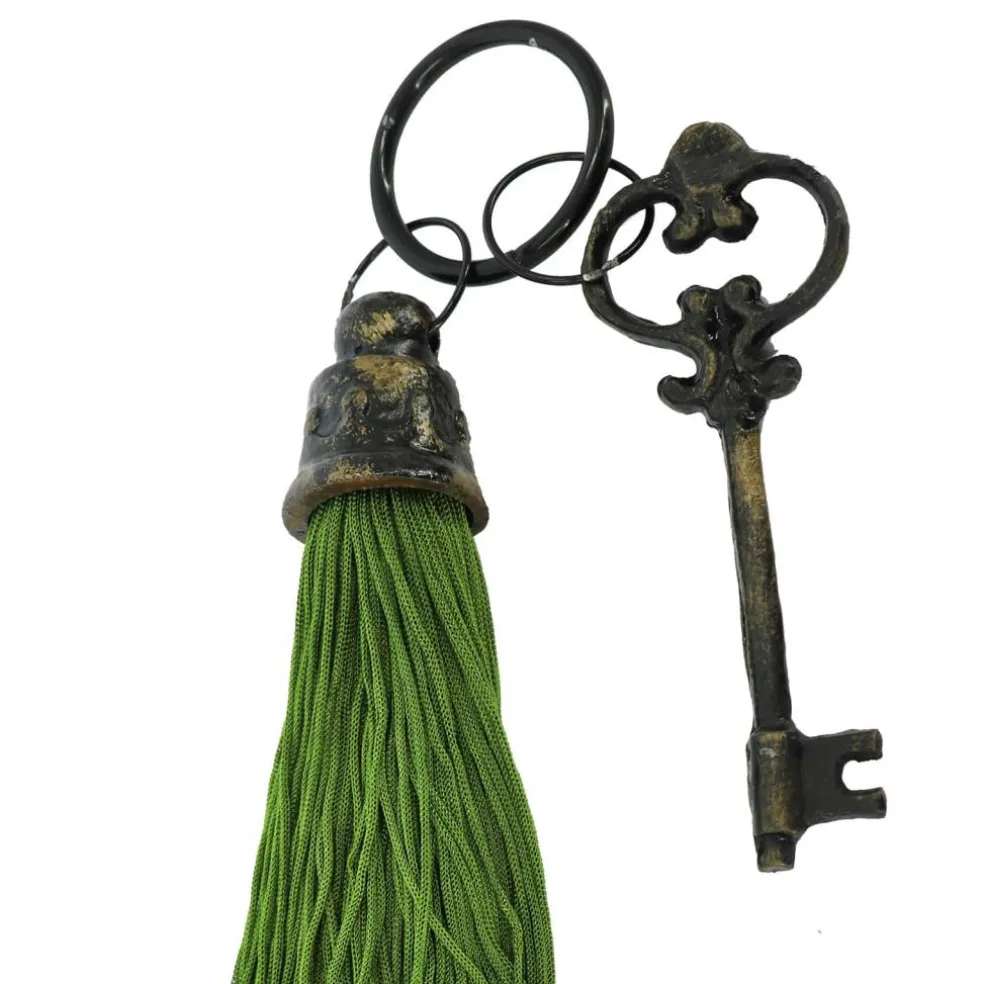 13.75" Key with Green Tassel Wall Décor by Ashland®