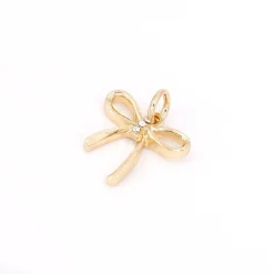 14K Gold-Plated Bow Charm by Bead Landing™