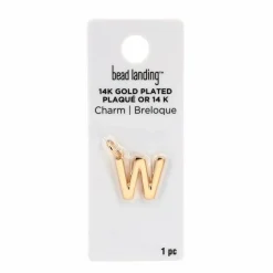 14K Gold Plated Letter Charm by Bead Landing™