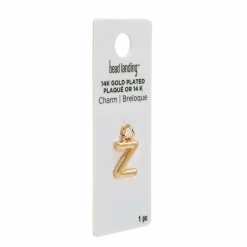 14K Gold Plated Letter Charm by Bead Landing™