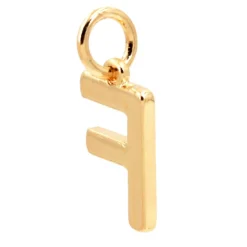 14K Gold Plated Letter Charm by Bead Landing™