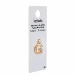 14K Gold Plated Letter Charm by Bead Landing™