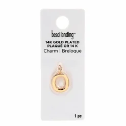 14K Gold Plated Letter Charm by Bead Landing™