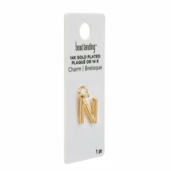 14K Gold Plated Letter Charm by Bead Landing™