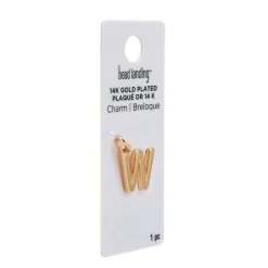 14K Gold Plated Letter Charm by Bead Landing™