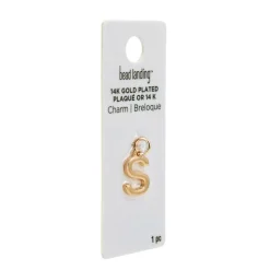 14K Gold Plated Letter Charm by Bead Landing™