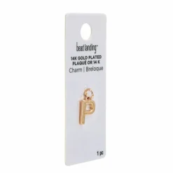 14K Gold Plated Letter Charm by Bead Landing™