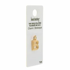 14K Gold Plated Letter Charm by Bead Landing™