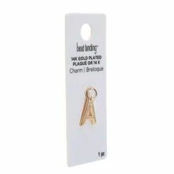 14K Gold Plated Letter Charm by Bead Landing™