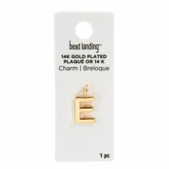 14K Gold Plated Letter Charm by Bead Landing™