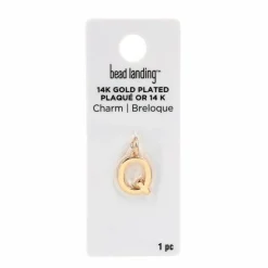 14K Gold Plated Letter Charm by Bead Landing™