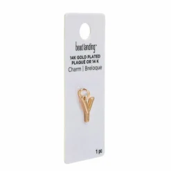 14K Gold Plated Letter Charm by Bead Landing™