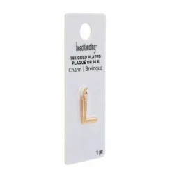 14K Gold Plated Letter Charm by Bead Landing™