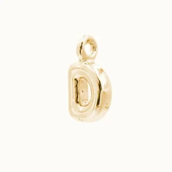 14K Gold Plated Metal Bubble Letter Charm by Bead Landing™