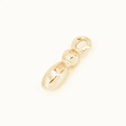 14K Gold Plated Metal Bubble Letter Charm by Bead Landing™
