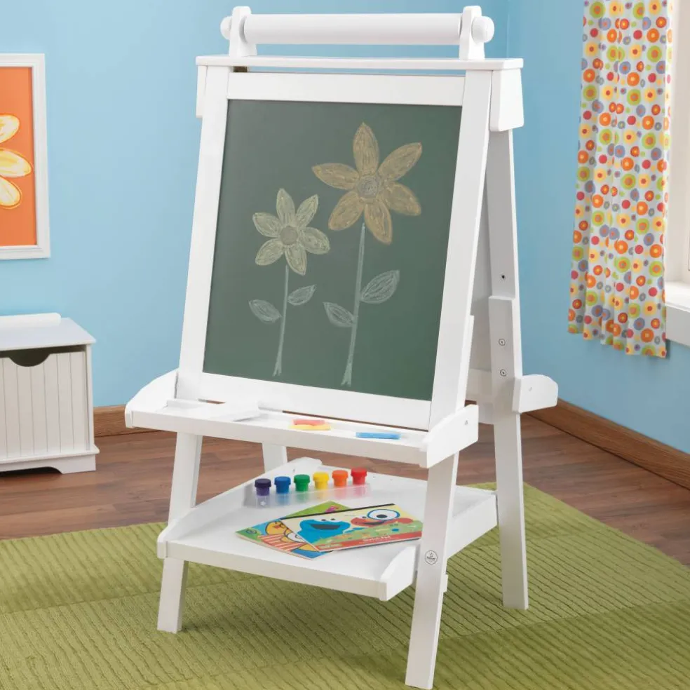 KidKraft Deluxe Wood Easel with Paper Roll