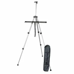 KINGART® Aluminum Tripod Artist Field & Display Easel, 66" Stand
